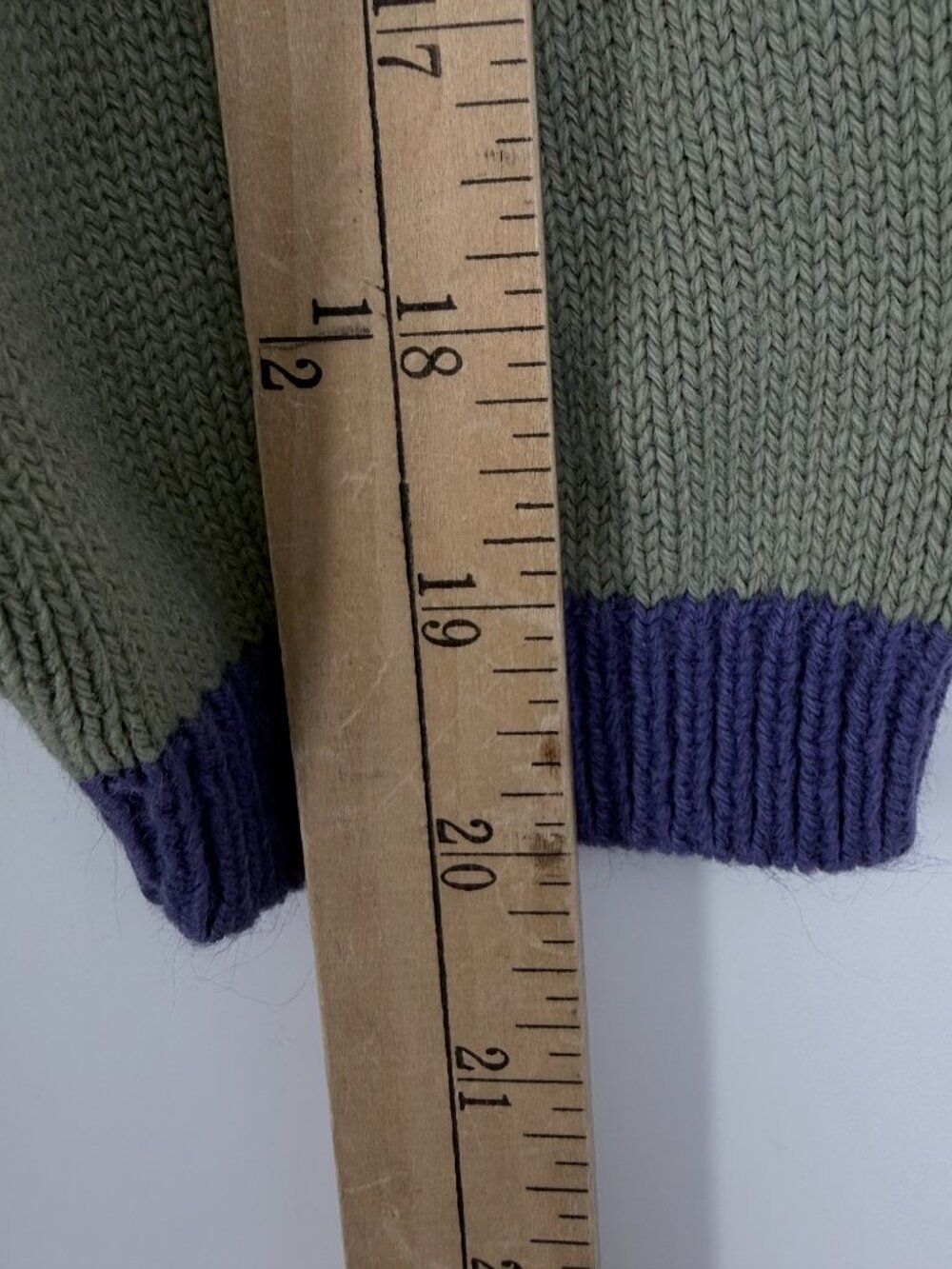 Vintage J.R. Rappers Turtleneck Sweater Colorblock Patchwork Hip Hop 90s Small - Picture 8 of 10